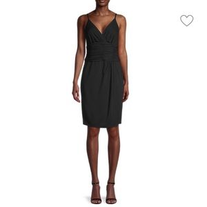 Calvin Klein ruched slip dress